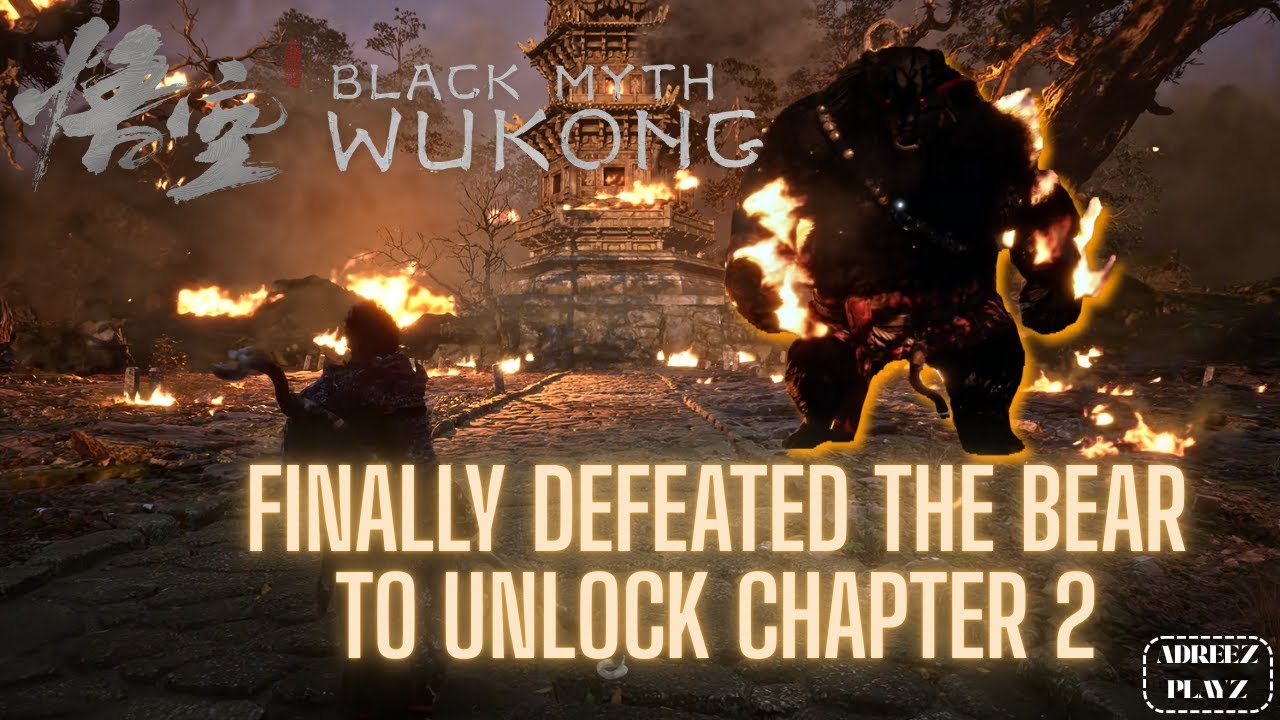 I Beat Black Bear Guai… Chapter 1 DONE | Black Myth: Wukong Part 3
