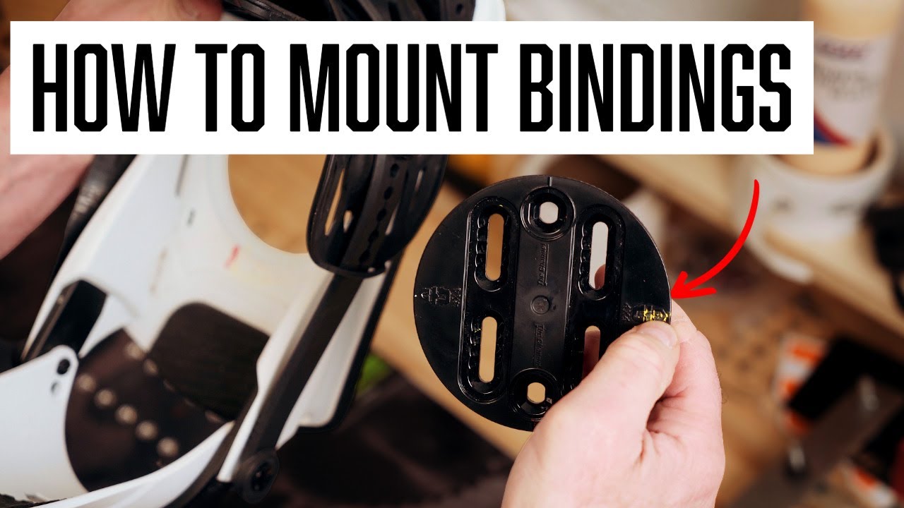 How To Mount Snowboard Bindings (Beginner Tutorial)