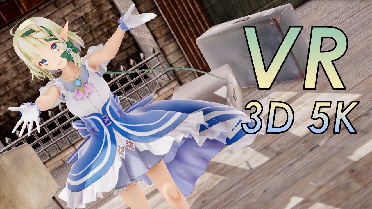 【VR Ray-MMD】千条アリア、愛言葉Ⅲ【3D 5K 60fps】