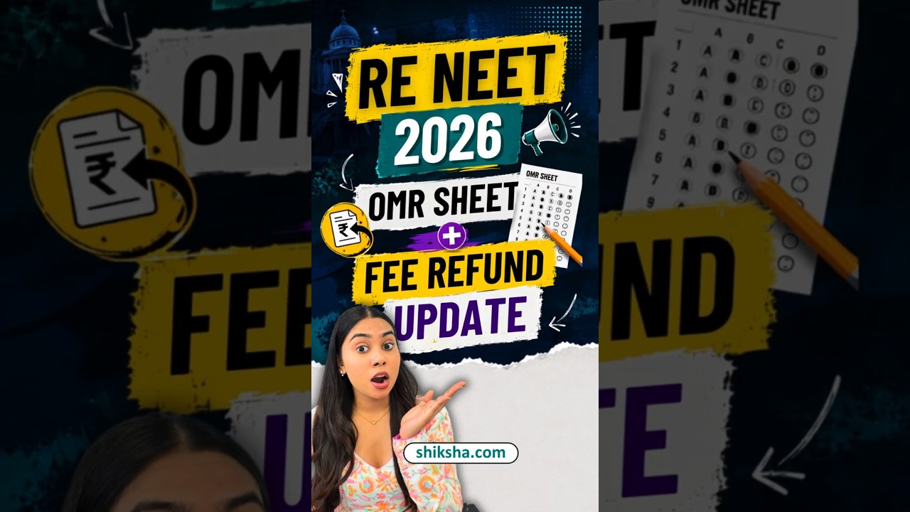 Re-NEET 2026 OMR | NEET OMR Release Date, NEET Refund Amount 2026 Process, NEET Question Drop #neet