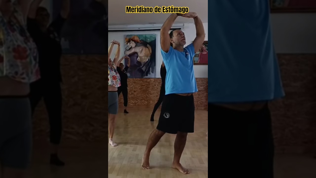 Jing Luo Qi gong - Meridiano de Est&oacute;mago #qigong
