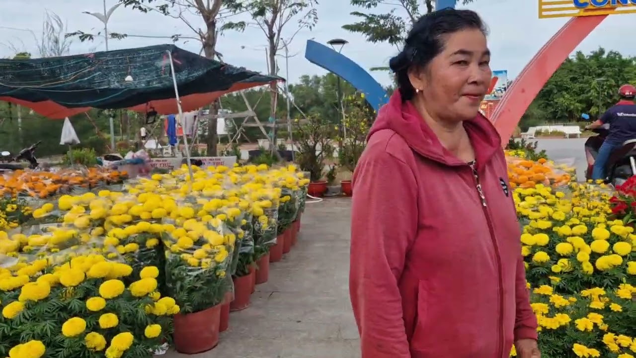 Chợ Hoa Xuân Bình Đại (điểm bán ở công viên)