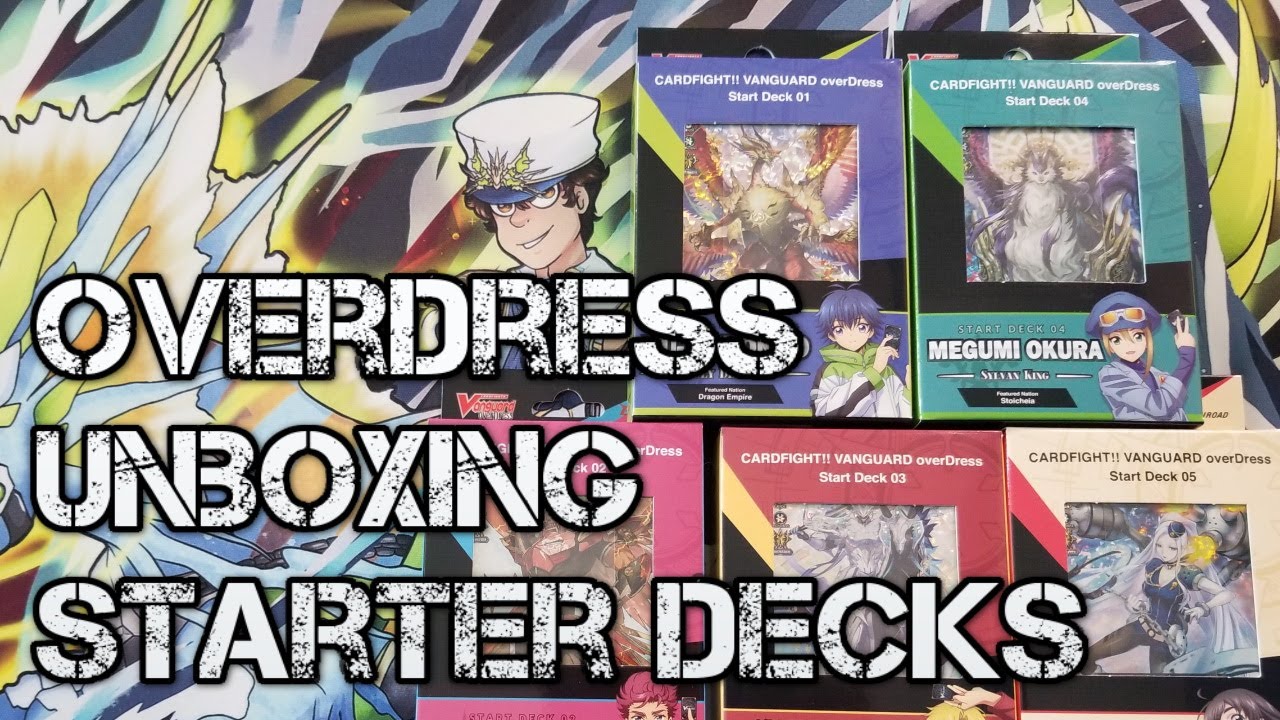 overDress Starter Decks Unboxing | Cardfight!! Vanguard overDress Unboxing