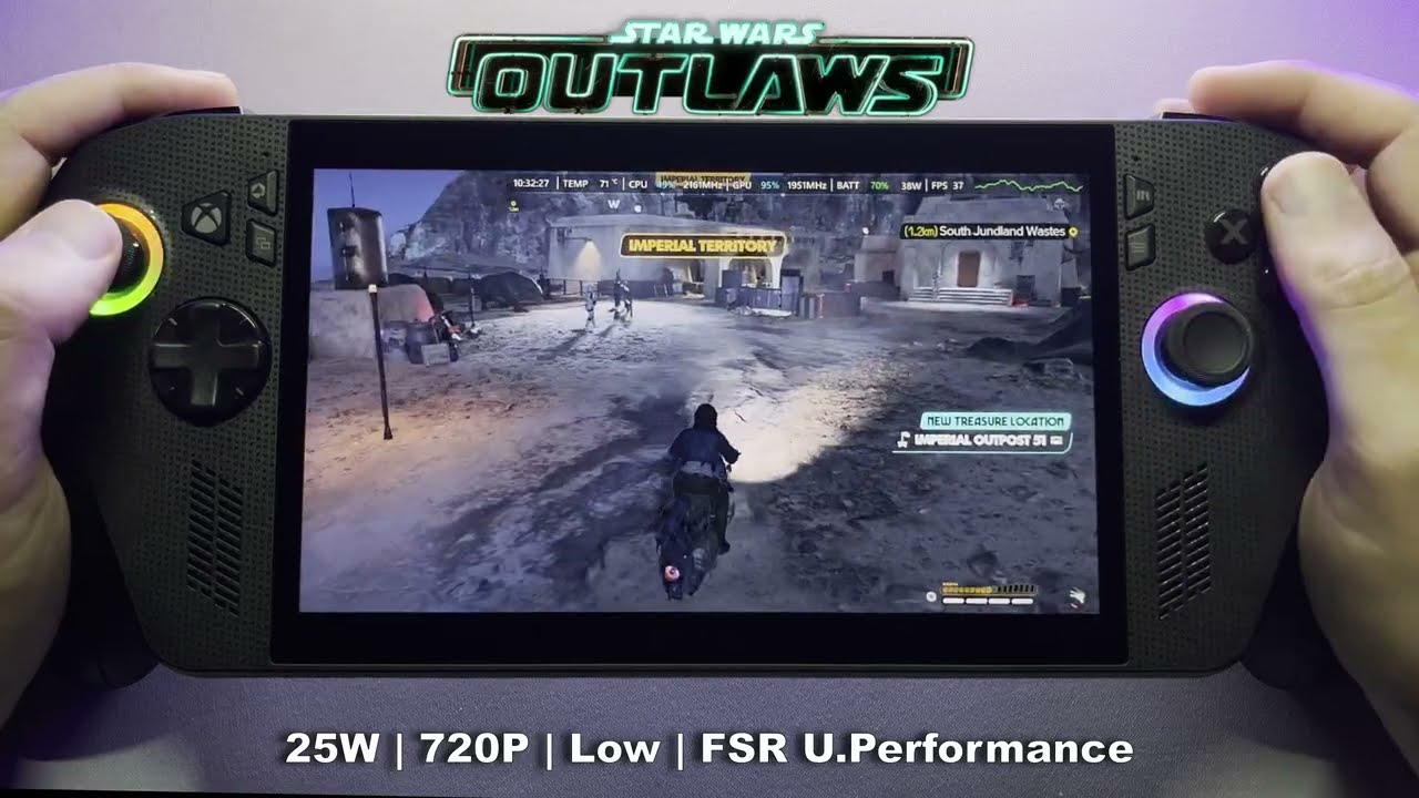 Star Wars Outlaws On The ROG Xbox Ally X