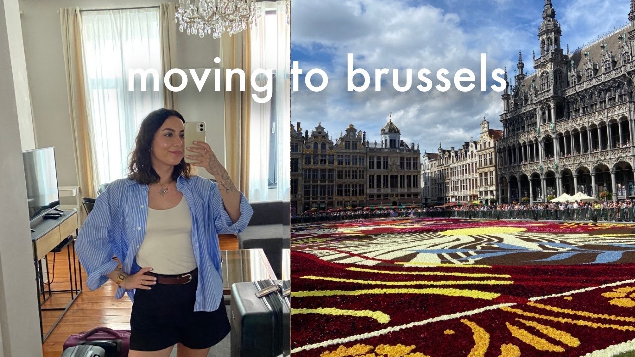 MOVING VLOG: new Brussels apartment tour, leaving Prague & packing