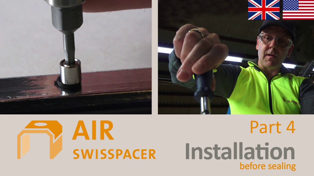 SWISSPACER AIR - Installation before sealing
