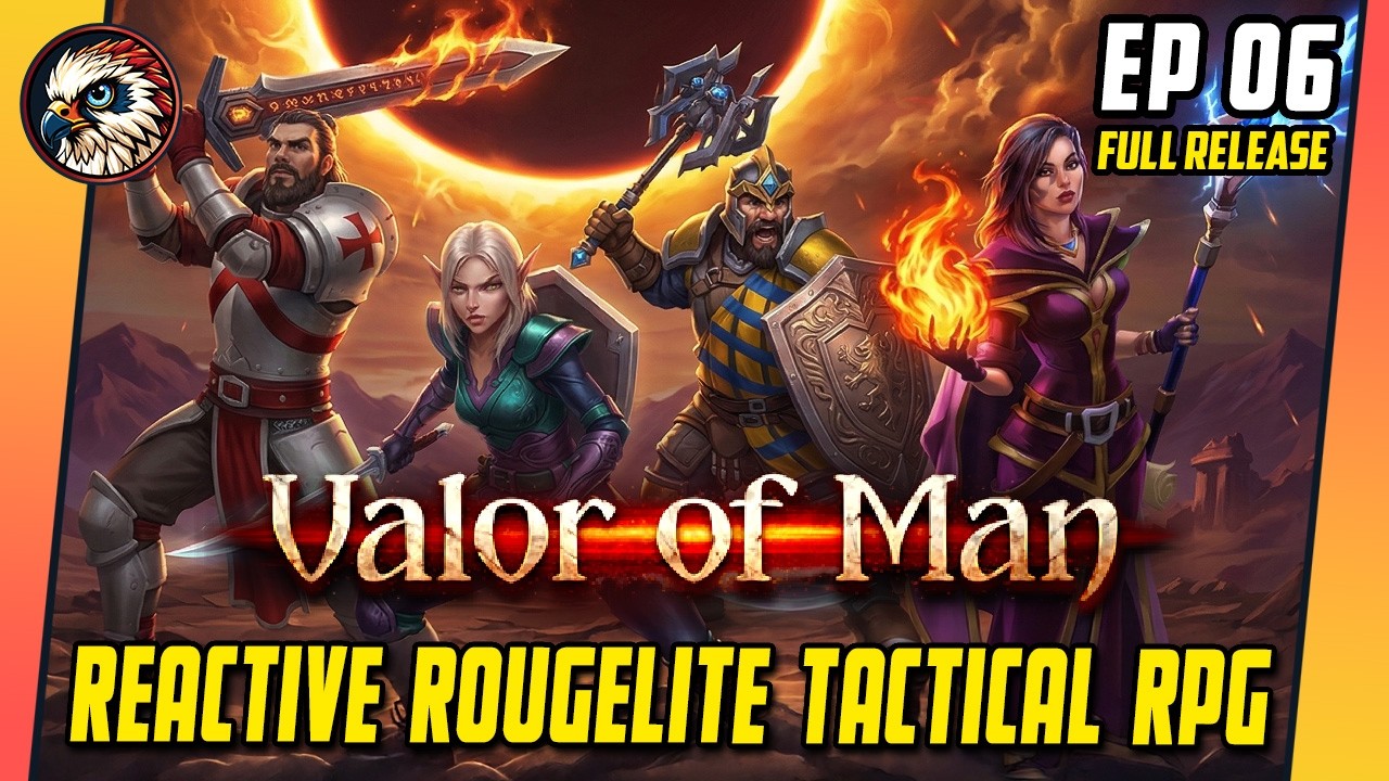 Great Reactive Tactical RPG Adventure EP06 (Valor of Man) | Let's Try | Gameplay