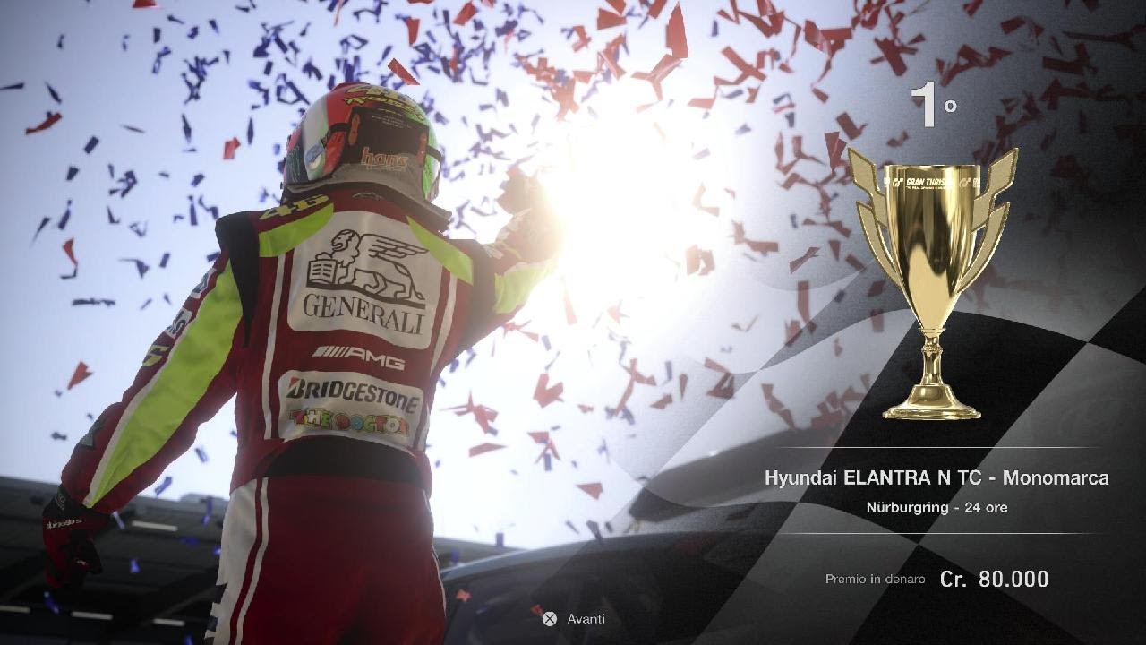 Gran Turismo 7 special race elantra n tc 24 gr4 nurburgring difficile