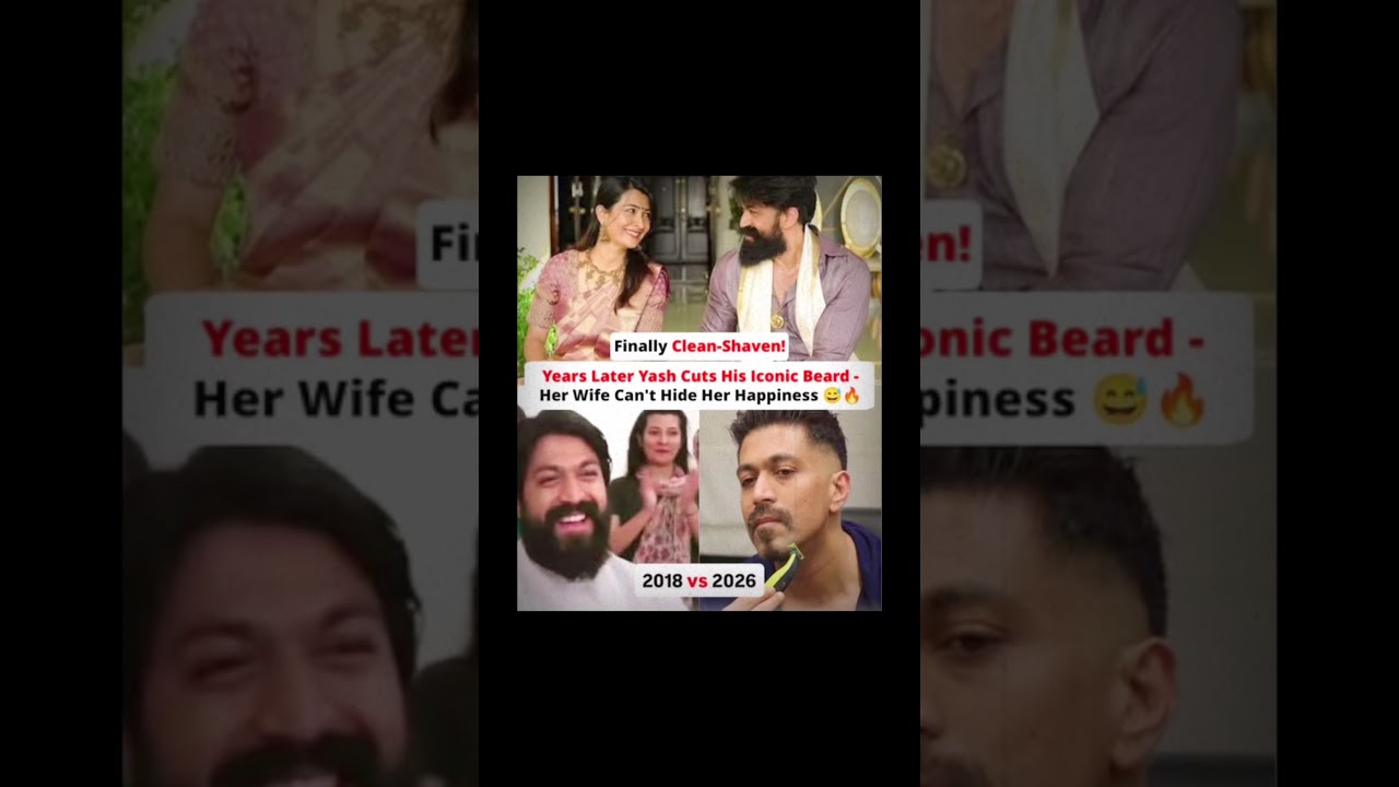 Yash Stuns Fans with Clean Shaven Look After KGF Chapter 2