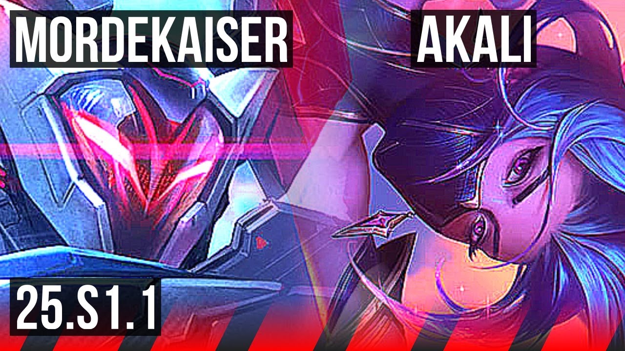 MORDEKAISER vs AKALI (TOP) | BR Grandmaster | 25.S1.1