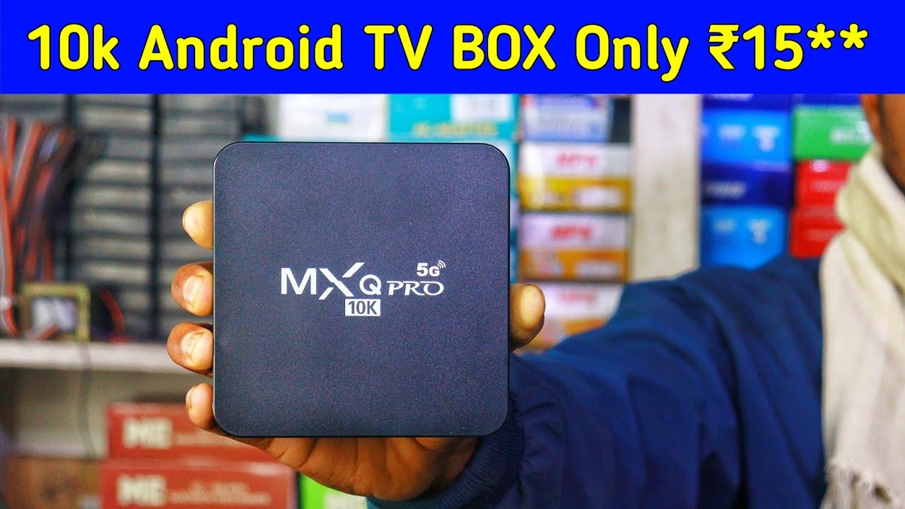 MaxQ Pro 10K Android TV Box with Bluetooth and Android 15 Version