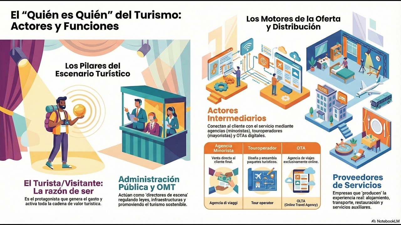 El quién es quién del turismo: actores y funciones