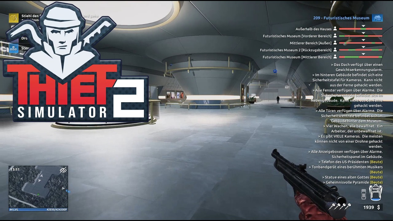 THIEF SIMULATOR 2 #22 AB INS MUSEUM! #gaming #thiefsimulator #letsplay