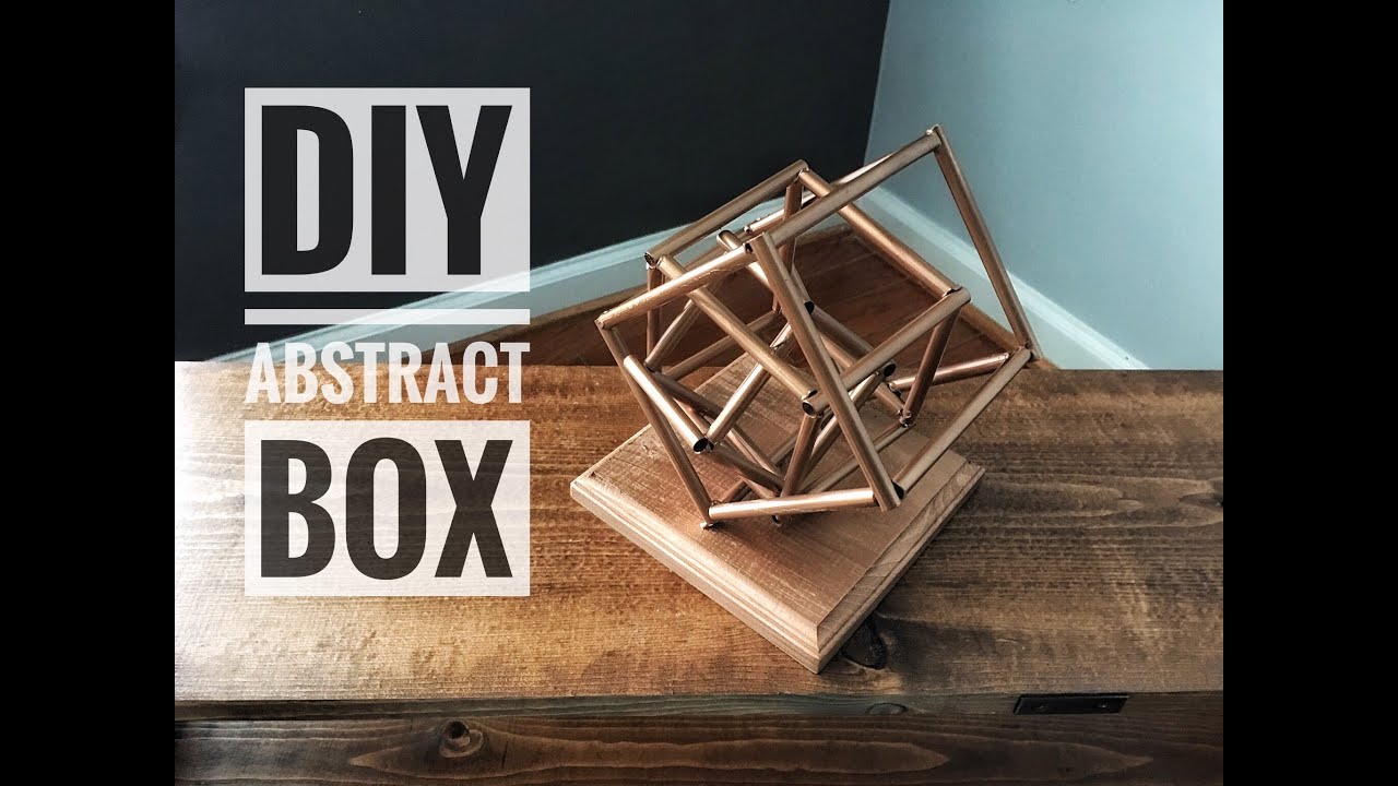 DIY | Simple & Cheap | Abstract Box  | Using Drinking Straws