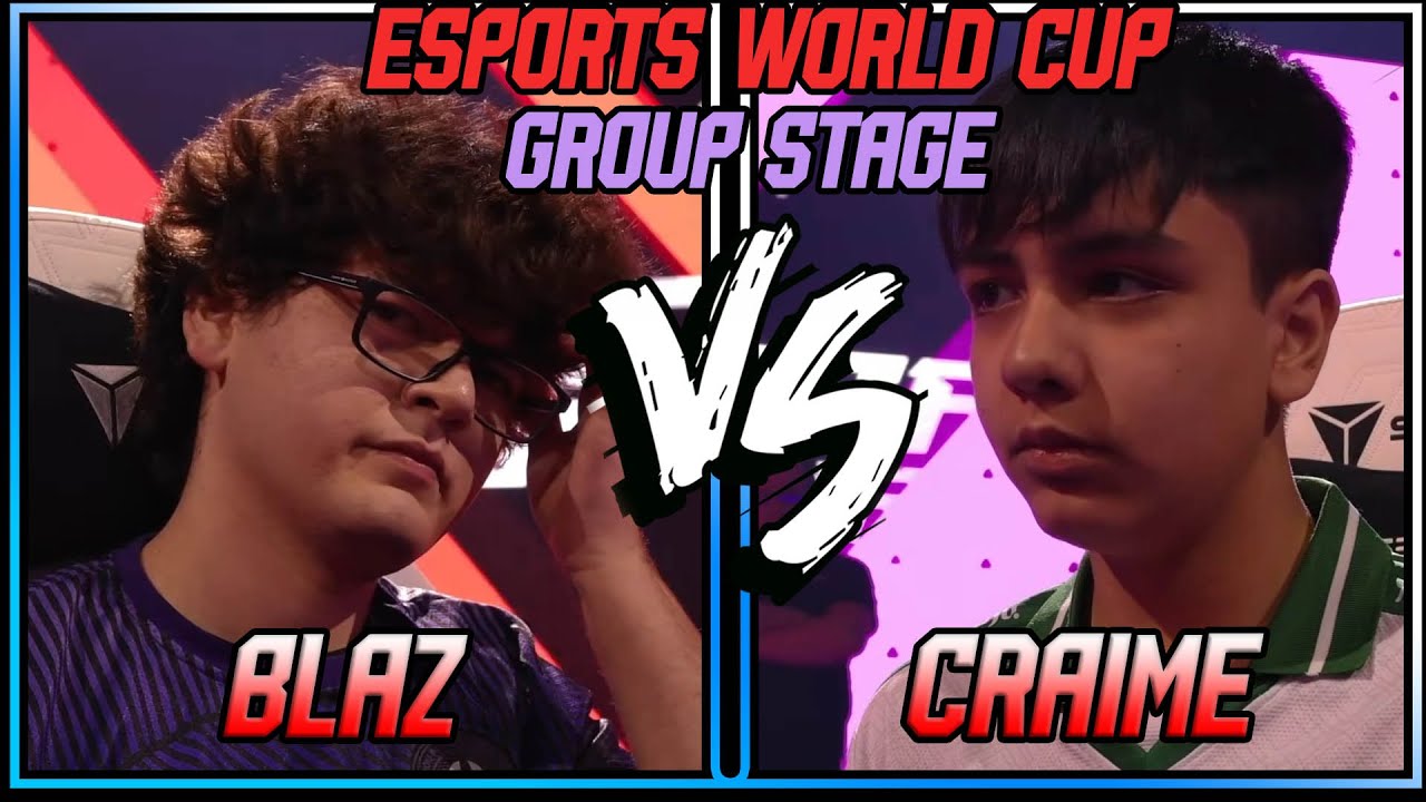 GROUP STAGE  - BLAZ ( RYU ) VS CRAIME ( RYU ) ESPORTS WORLD CUP 2025