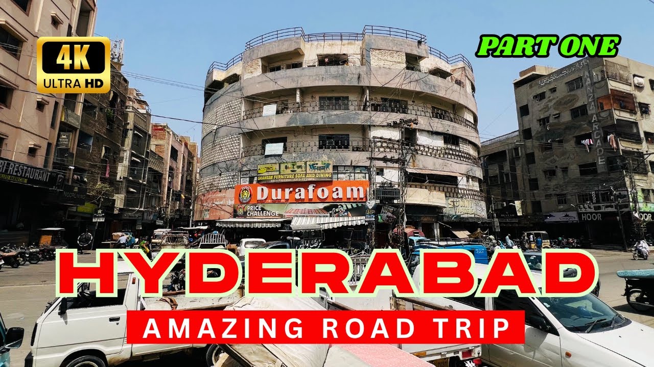 🇵🇰 Hyderabad Sindh Pakistan 2025 || City Life || Travel by Car || Pakistan Tourism Part 1