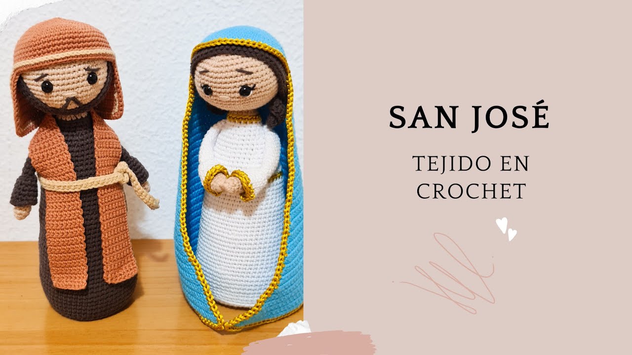 💗San Jos&eacute; tejido en CROCHET Amigurumi