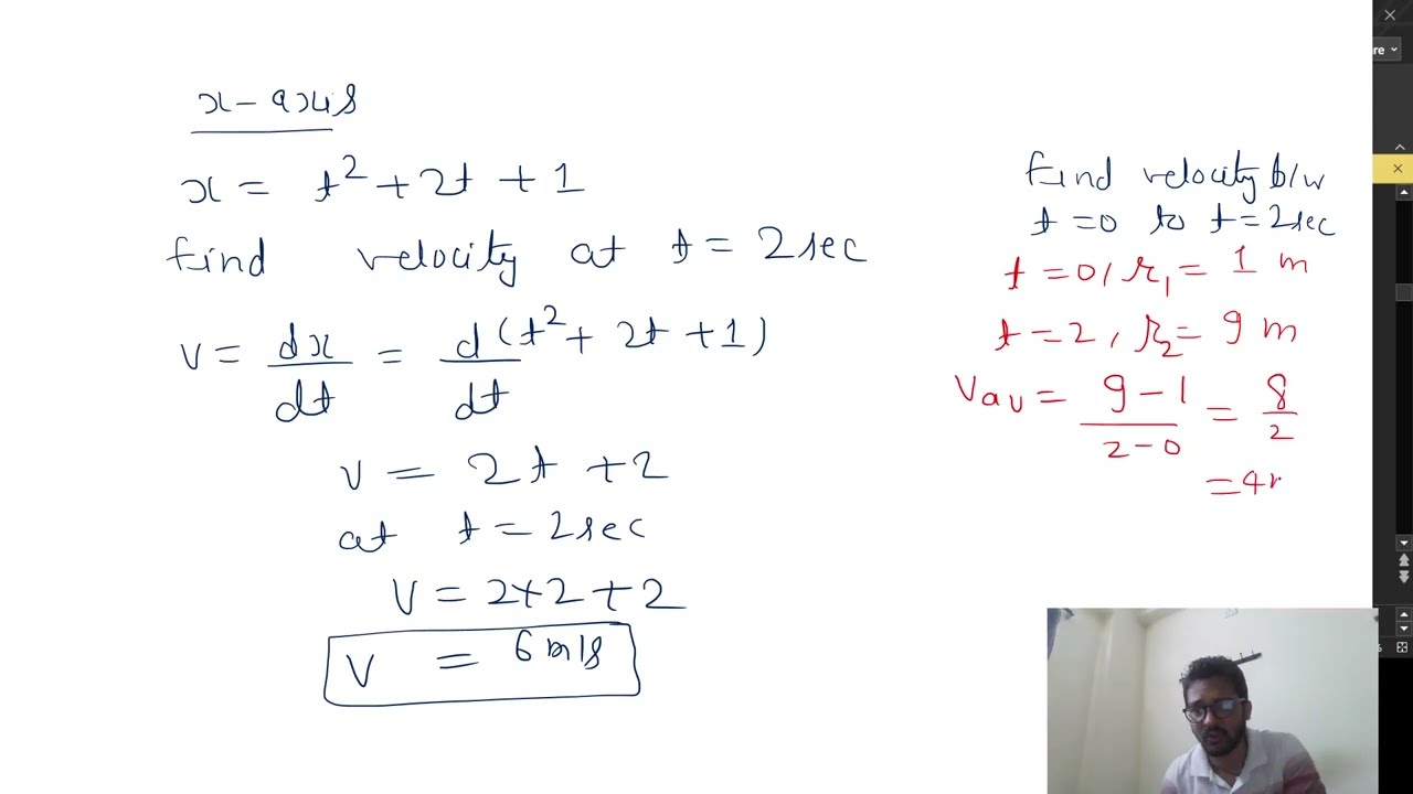 Average Velocity & Instantaneous Velocity