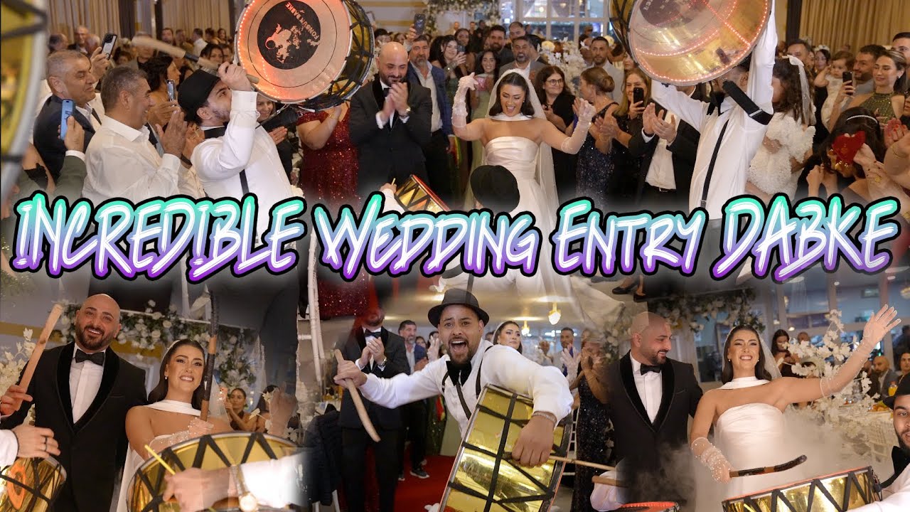 AMAZING Kurdish Wedding Entry Lebanese Music Dabke FONOUN DABKE / cemvebiz production&reg;