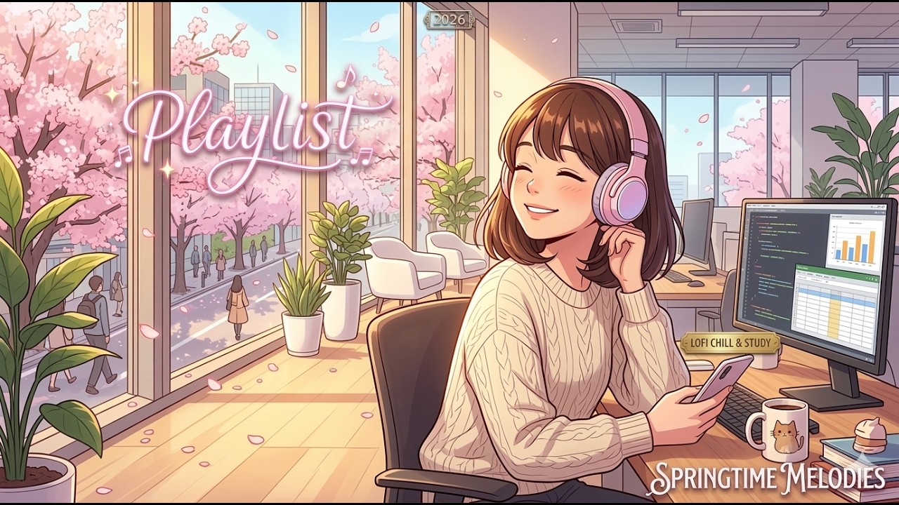 🌸사표 대신 재생 버튼 누름 🍬 들으면 당장 퇴근하고 싶어지는 상큼한 봄 시티팝 모음💊