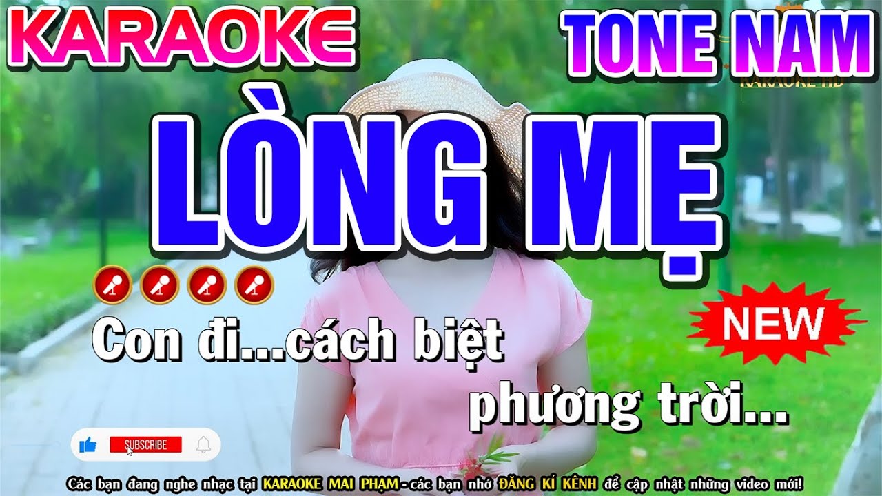 Lòng Mẹ 2 Karaoke Nhạc Sống Tone Nam ( Phối Hay ) - Karaoke Mai Phạm