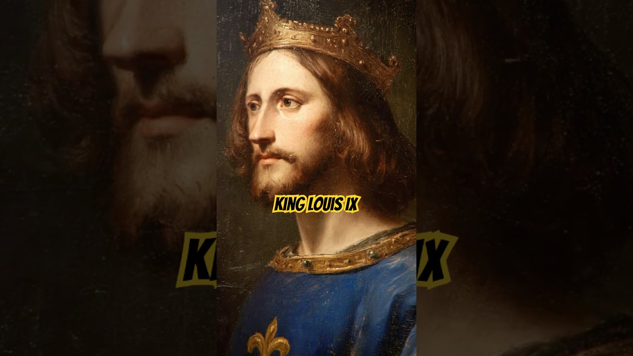 King Louis IX: The Saint Who Wore a Crown #historyshorts #historyfacts #epichistory #history