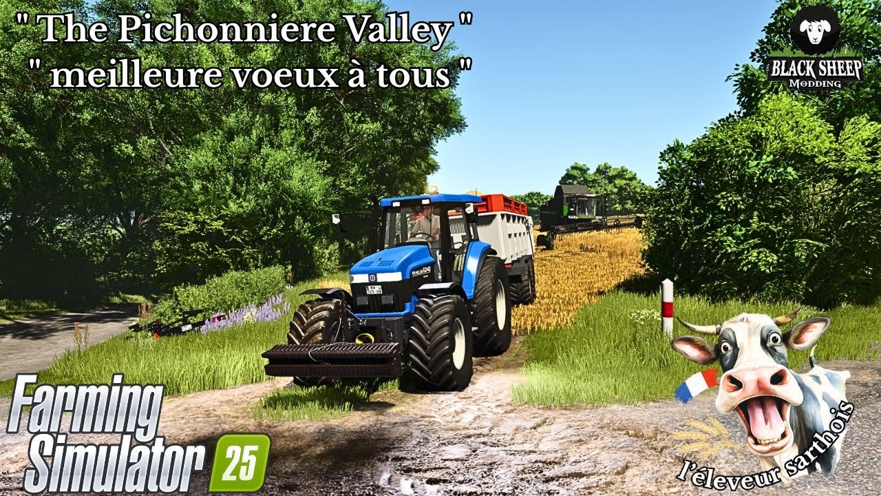🔴BONNE ANNEE A TOUS !! ON REPREND LA MOISSON !😁 UN CHOIX DE PARCELLE OU MATERIEL? L ELEVEUR SARTHOIS