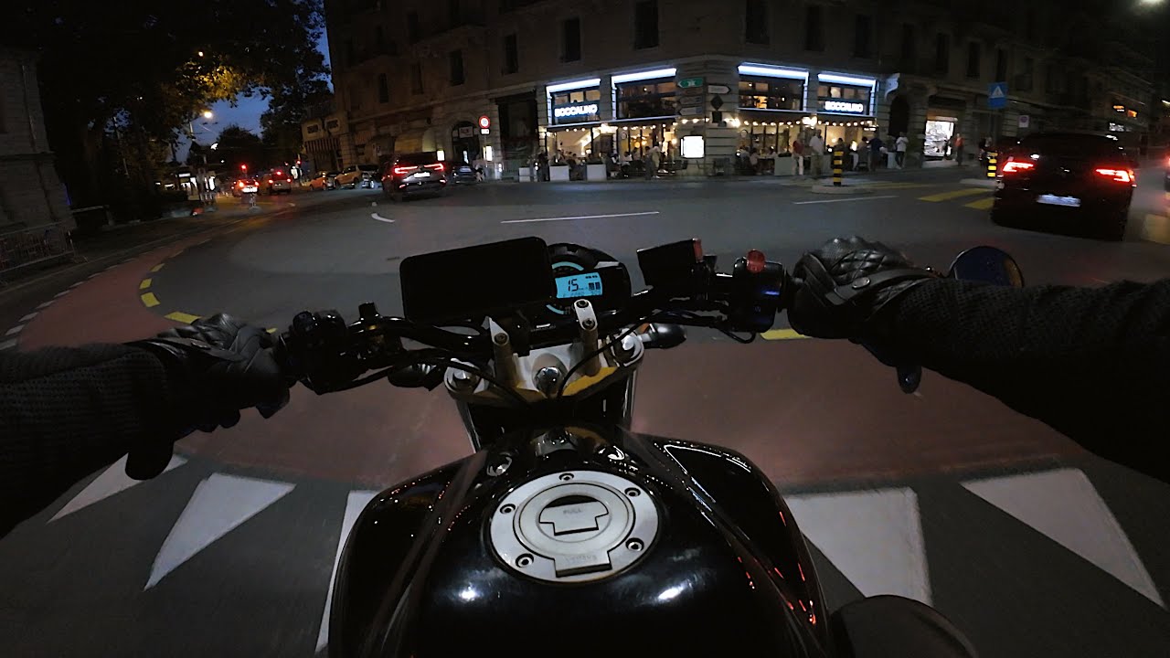 🌔 Riding Under the Sleeping Sun in Lausanne | Yamaha FZ6 Raw Onboard [POV]