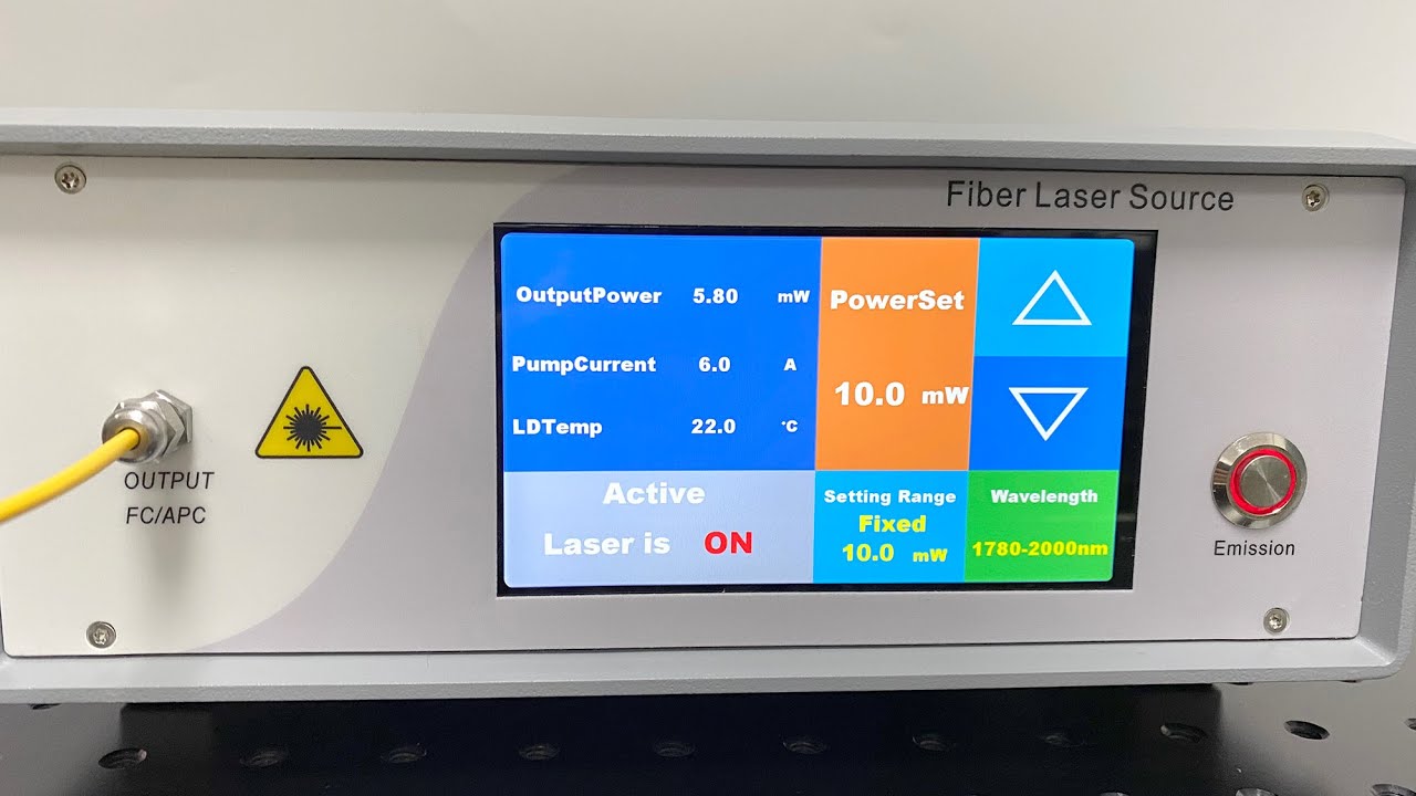 2000nm-Band ASE Light Source with Touch Screen