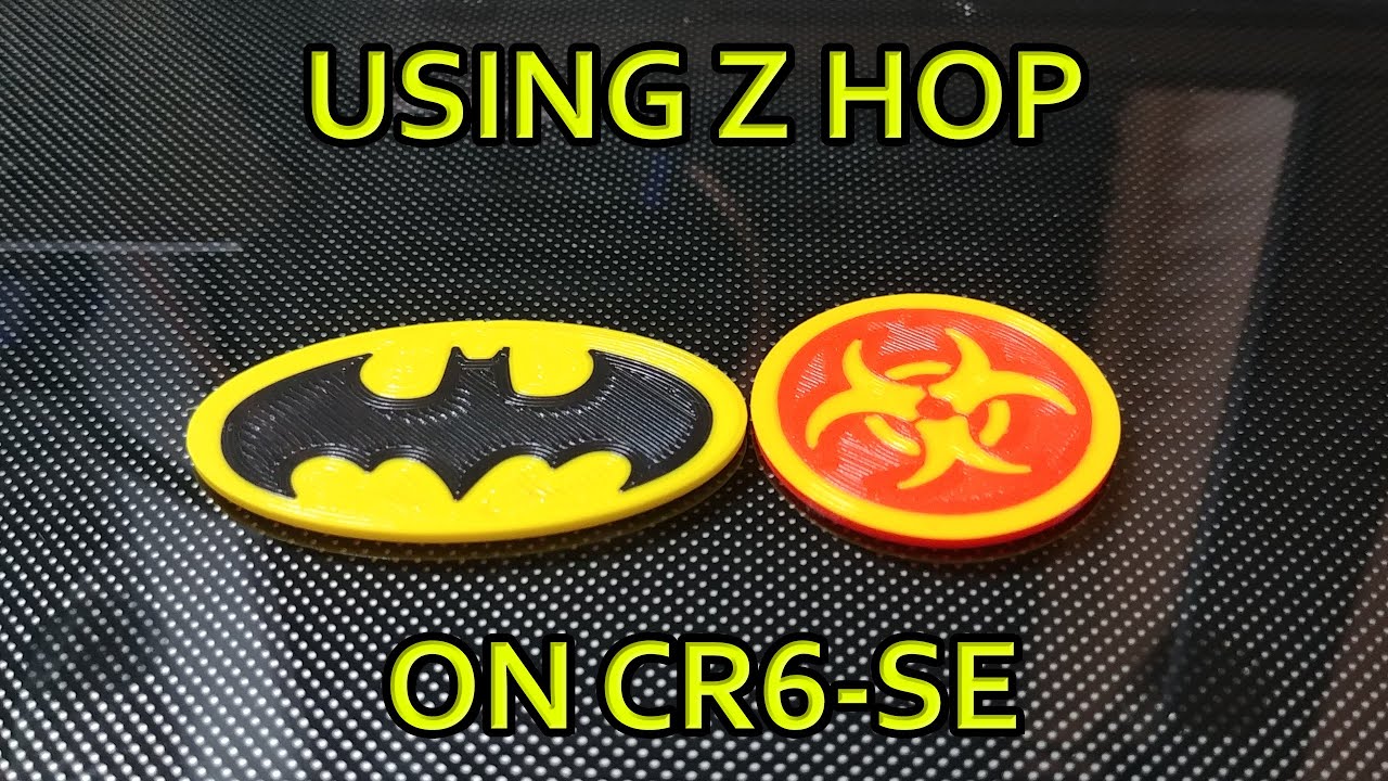 Using Z Hop in Cura for the CR6-SE | Making Flush Inlays