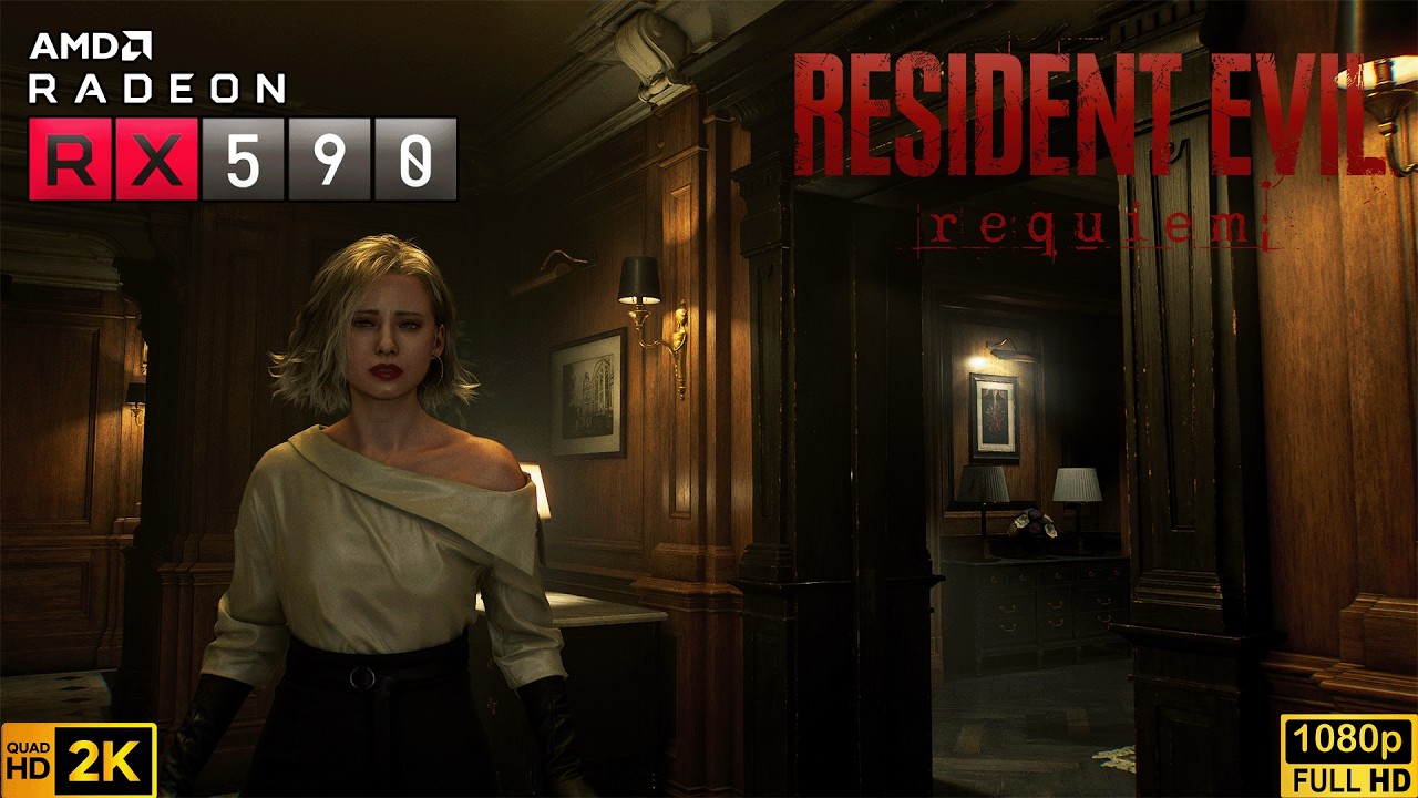Resident Evil Requiem RX 590 8GB – Low vs Ultra Settings Test