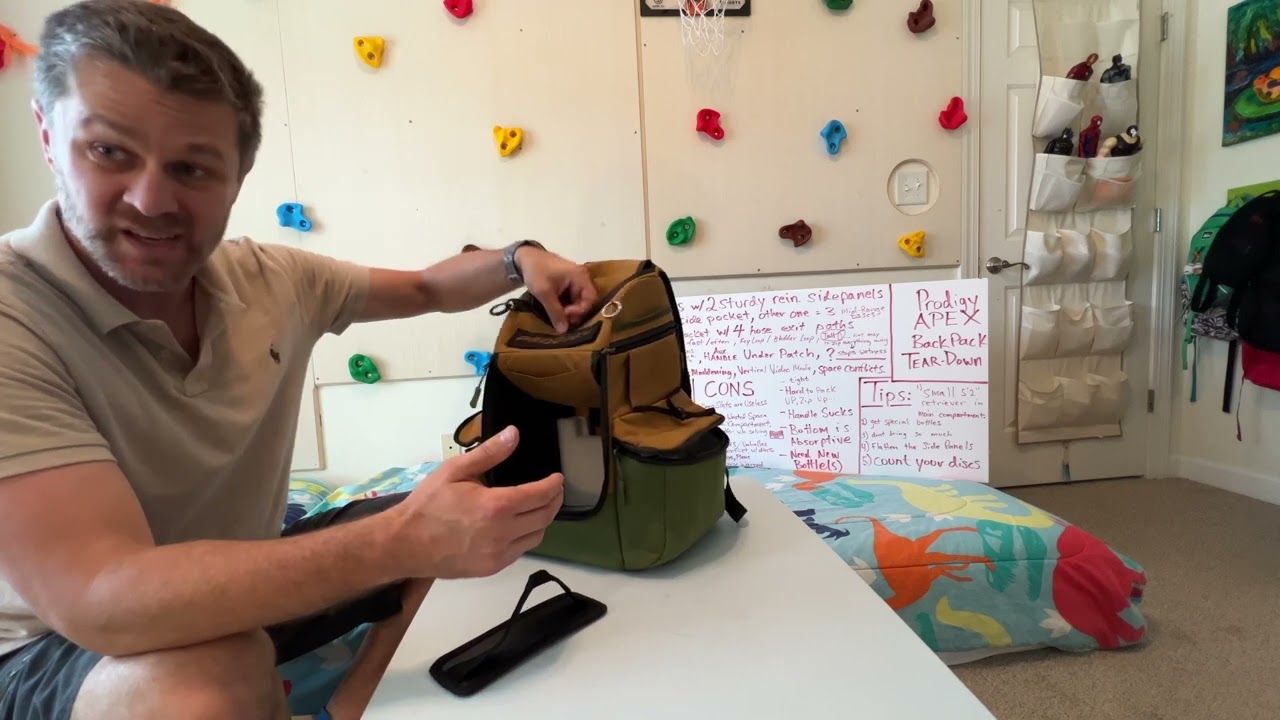 PRODIGY APEX DISC GOLF BACKPACK TEARDOWN