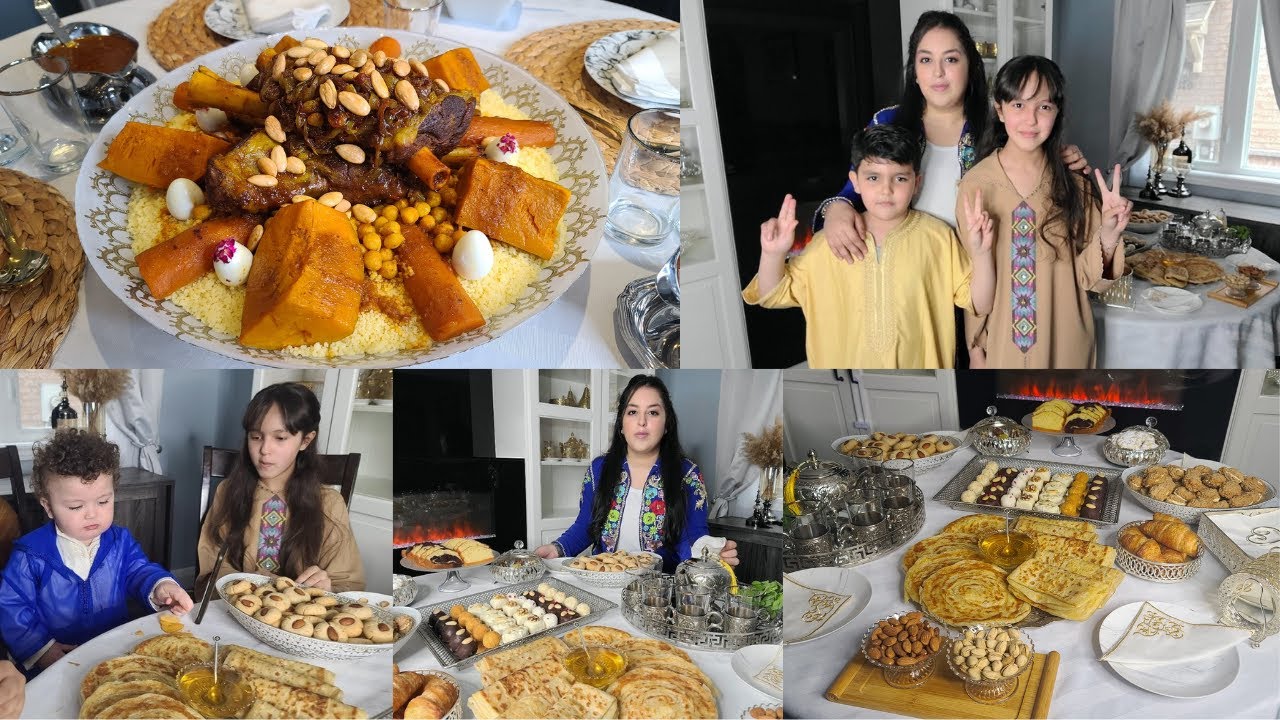 أجواء العيد من كندا🤩أول مرة ندير هاد الشهيوة ❤ السفر للمغرب ؟؟🙅 أطباق متنوعة ومميزة🇲🇦