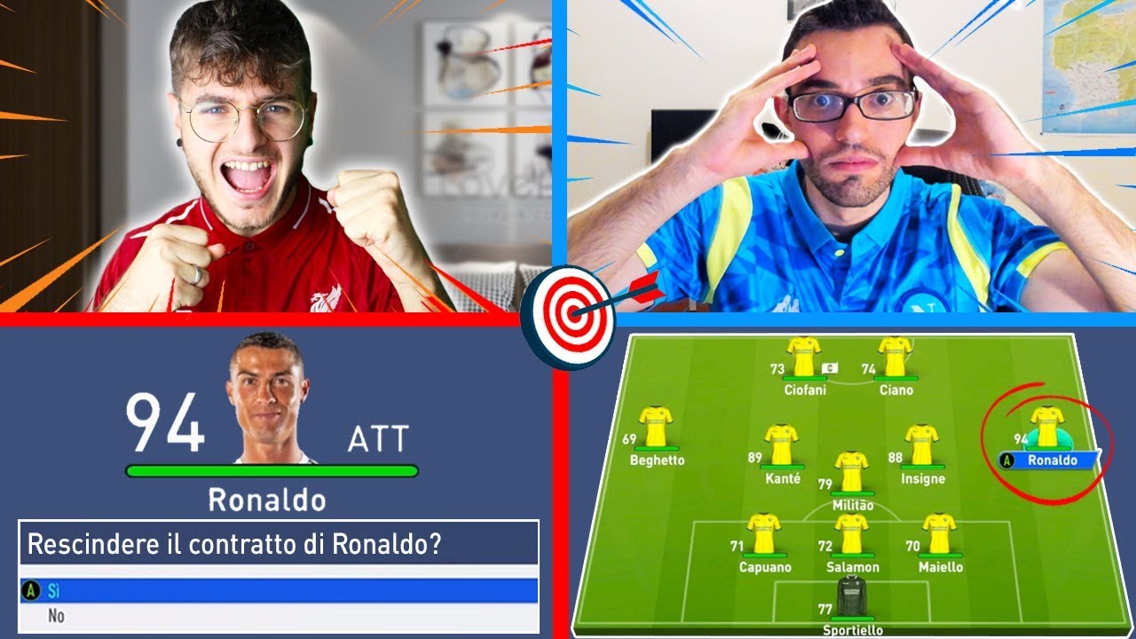 🎯 SCARTATO C.RONALDO!! 1 VS 1 CAREER SEARCH and DISCARD BATTLE! ZW VS GIUSE360