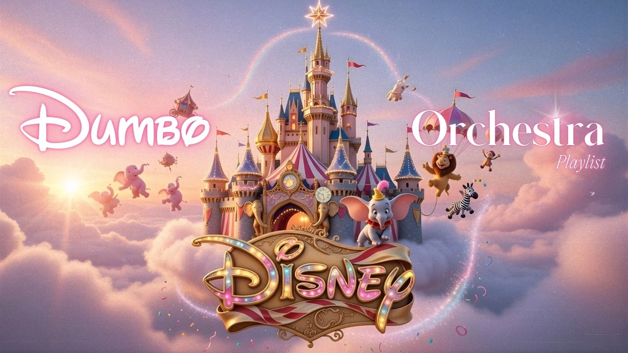 ✨ Disney Dumbo Orchestral Playlist 🐘 Magical Music to Fly Above Your Fears ☁️ Circus Castle Ambience