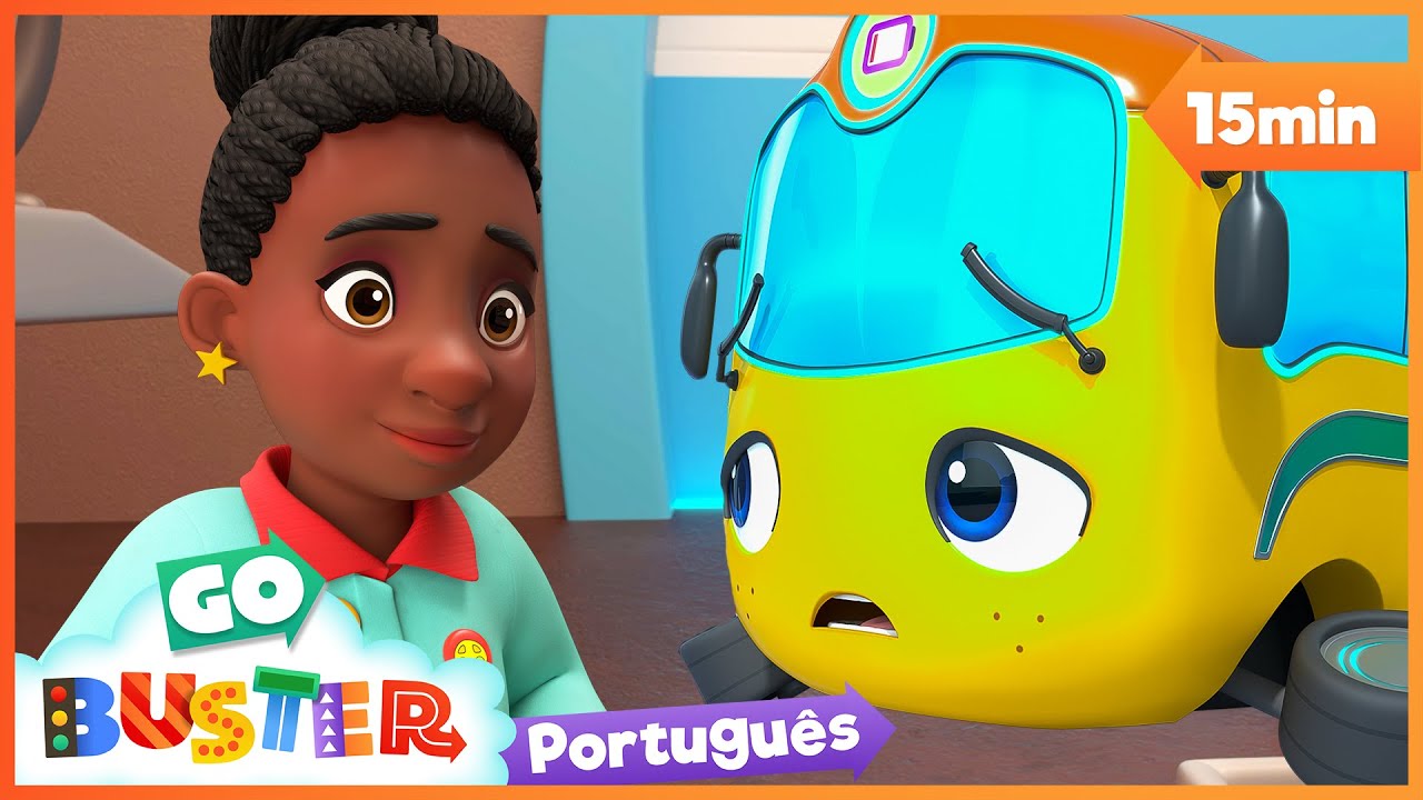 🤒 Buster fica doente! 🤒 | Consciência Negra com Go Buster em Português | Desenhos Animados Infantis