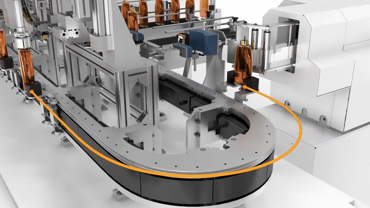 Adaptive manufacturing with ACOPOStrak: Variable-pitch indexing