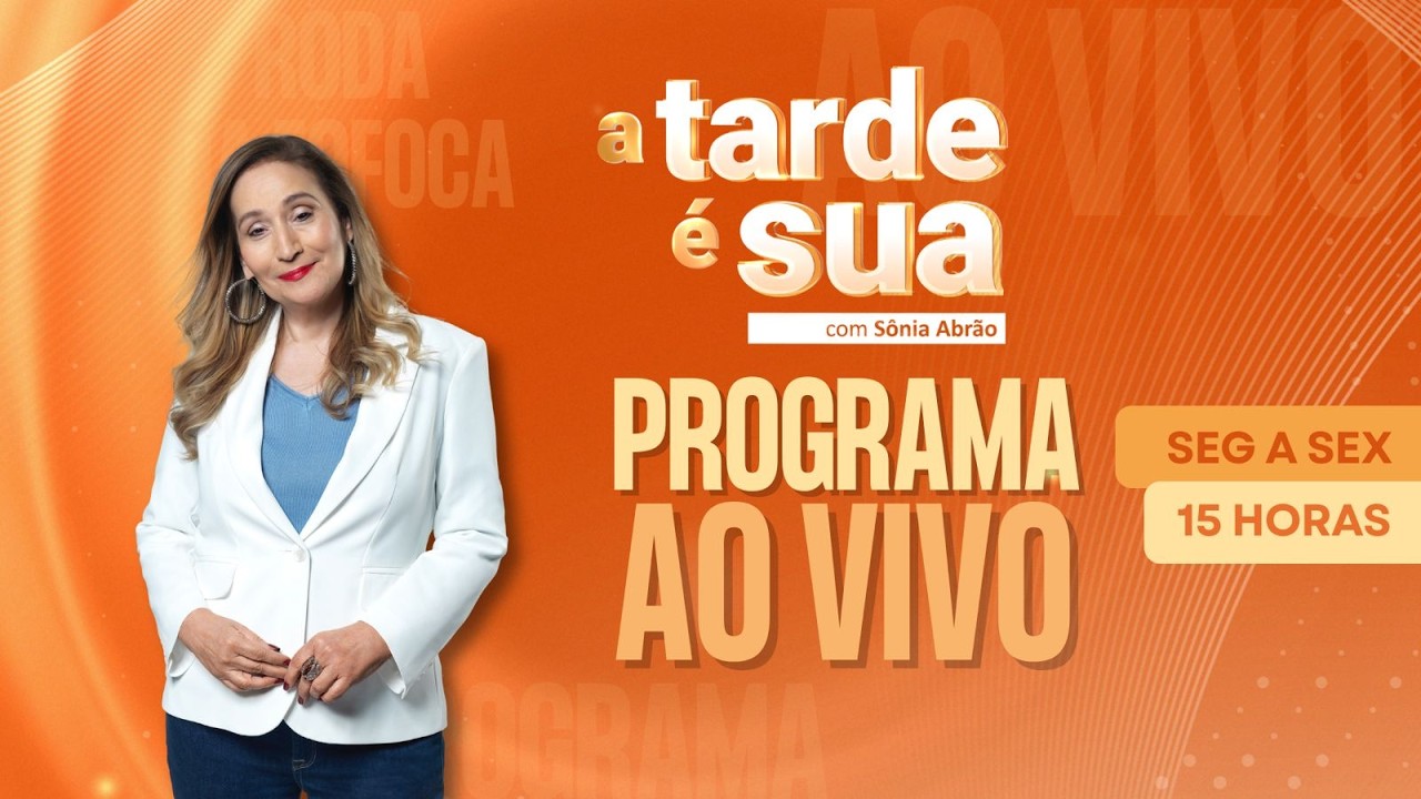 A TARDE &Eacute; SUA (Ao Vivo) 26/03/2026