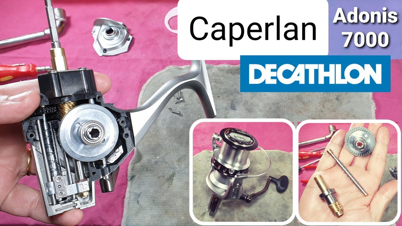 DÉMONTAGE | CAPERLAN ADONIS 7000 (Decathlon) | Moulinet Surfcasting Long Cast