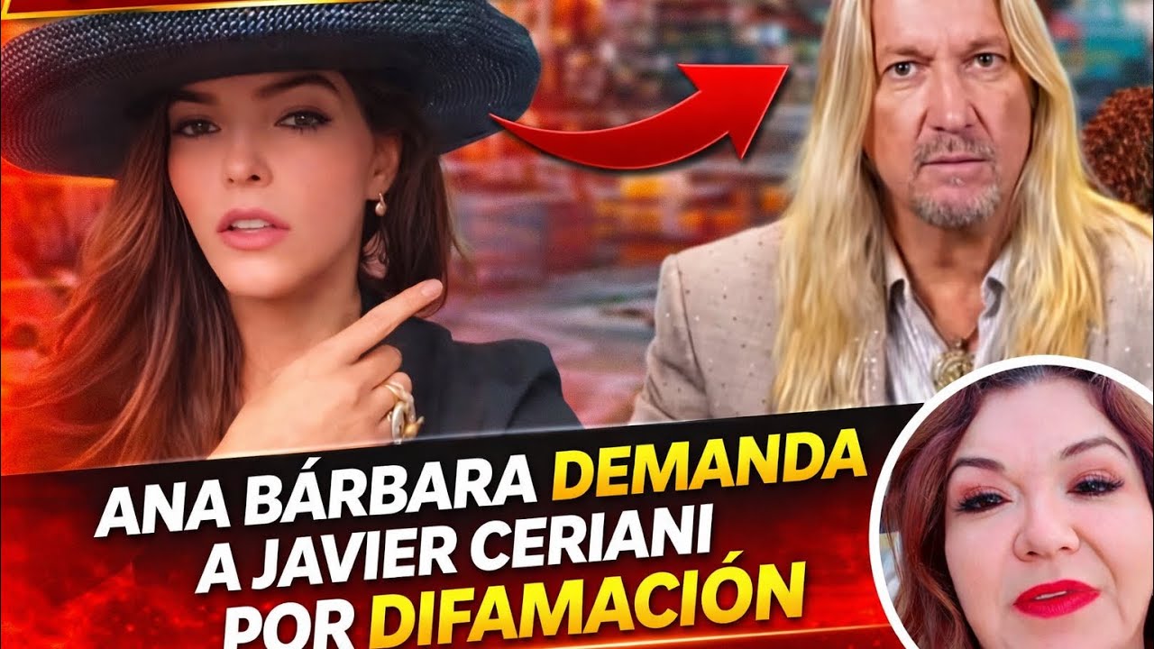 Ana Bárbara demandó a Javier Ceriani por difamación
