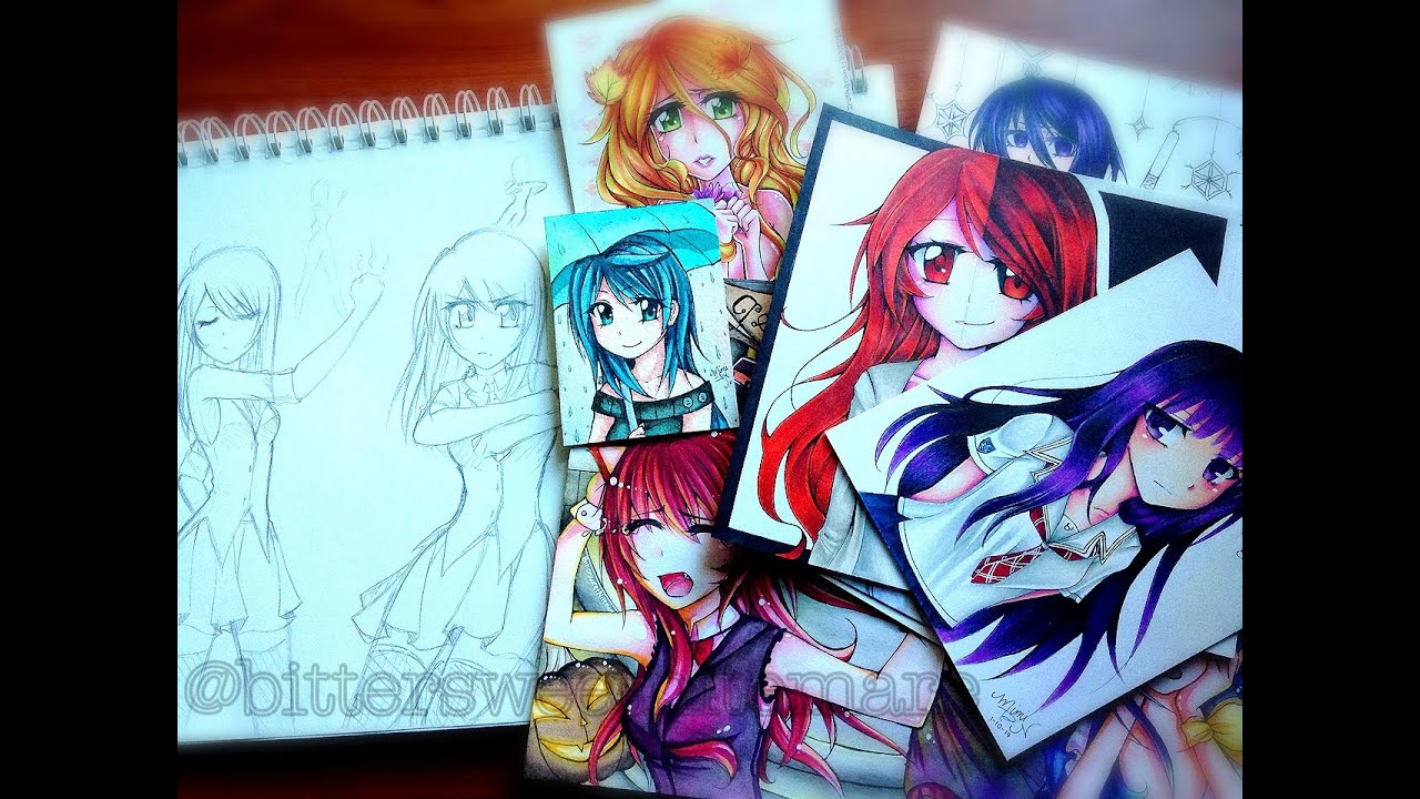 Manga Anime Drawings & Sketchbooks Update 2014