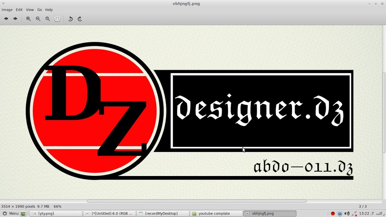 design logo with gimp 2.8
