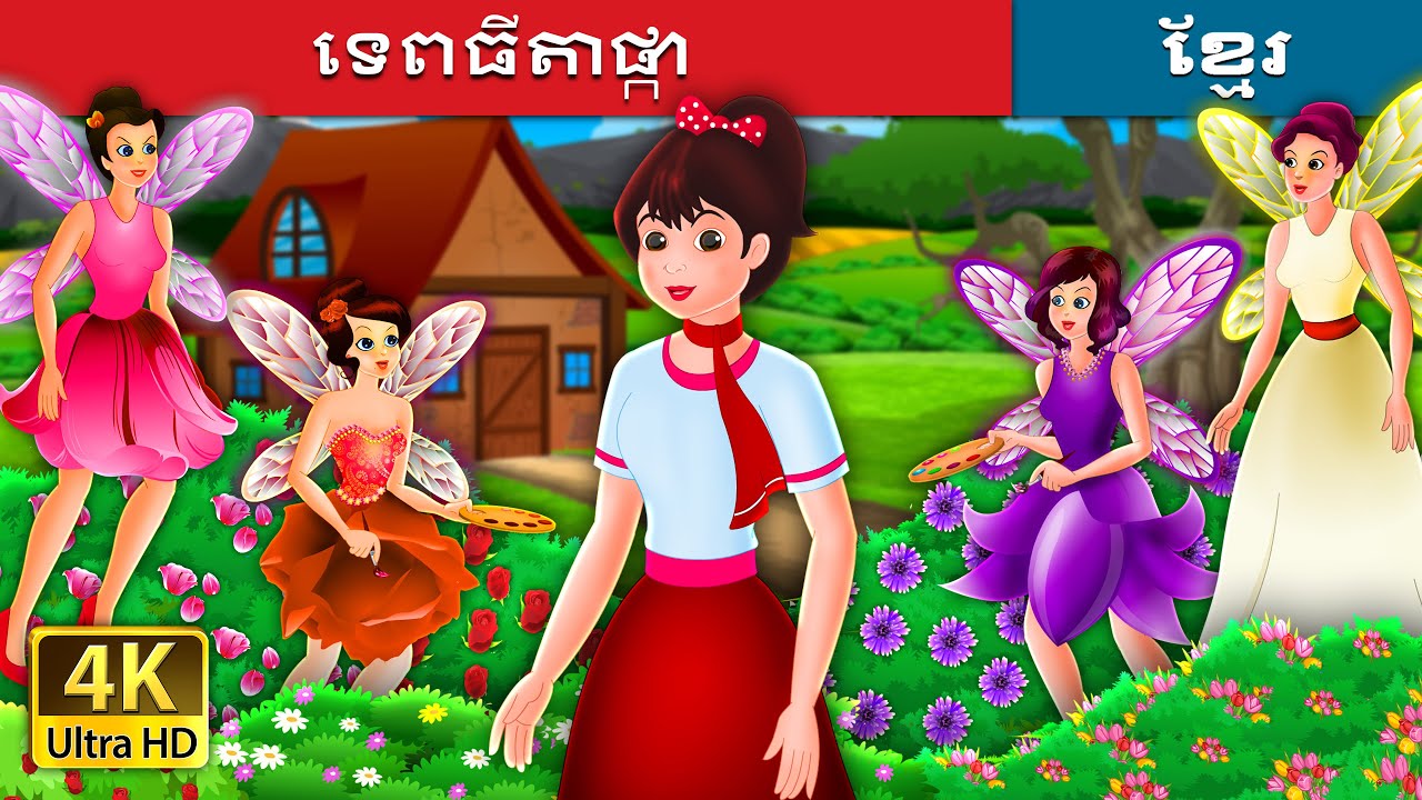 ទេពធីតាផ្កា | Flower Fairies Story | រឿងនិទានខ្មែរ | @KhmerFairyTale