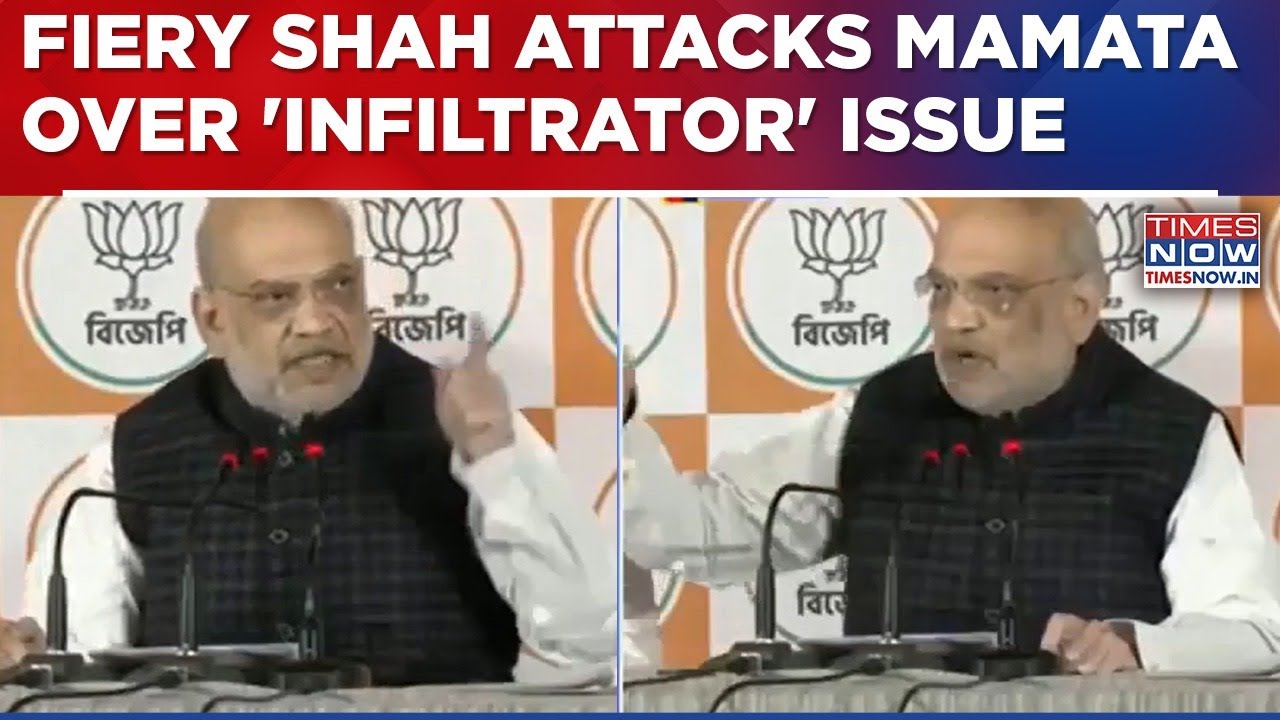 Amit Shah Sets Tone For West Bengal Election 2026, Attacks Mamata Govt Over 'Infiltrators' Issue