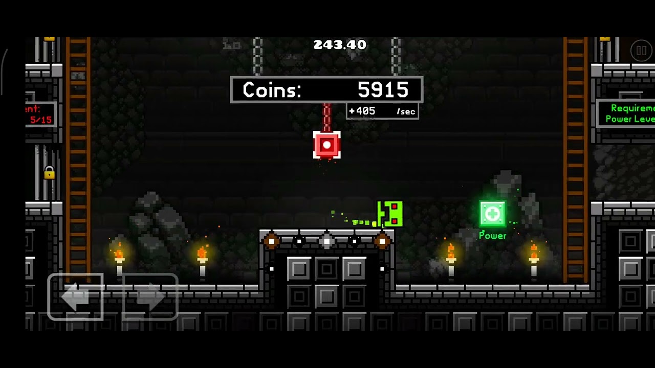 Я прохожу уровень Coin Temple в Geometry Dash.