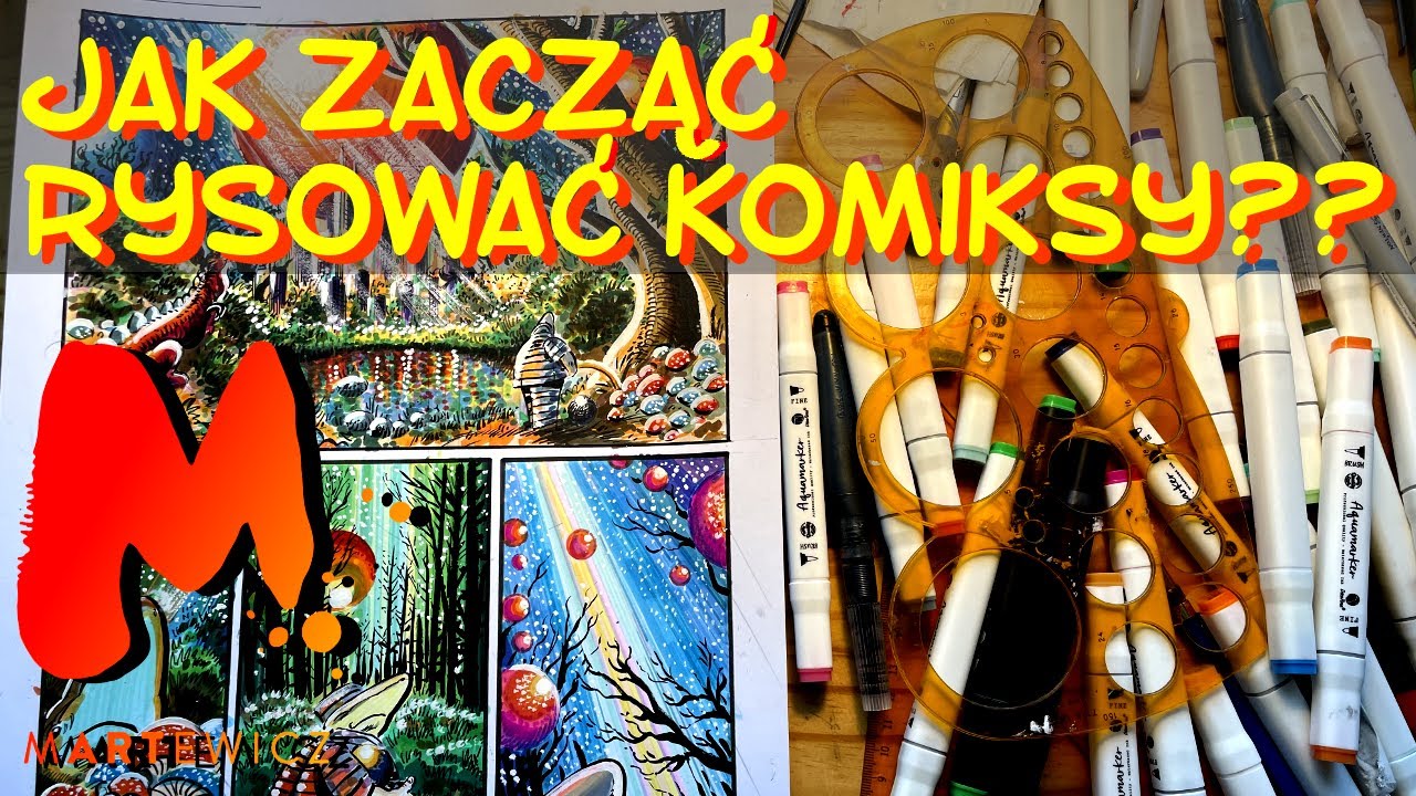 Akademia Rysowania Komiksów 1: Podstawowe narzędzia! Jak zacząć rysować komiksy?