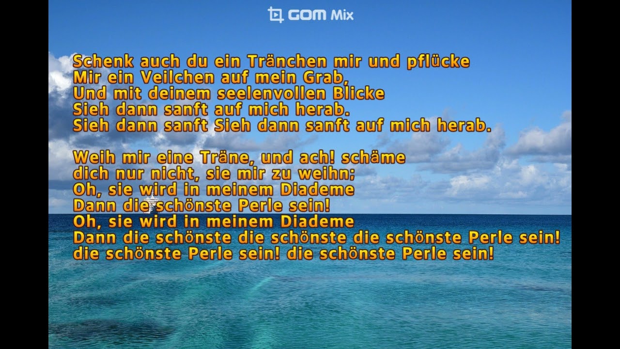 Abendempfindung, W.A. Mozart 작곡, ahnpav, Pav Ahn, 안파브, 독일가곡, deutsch song, lyrics, 가사