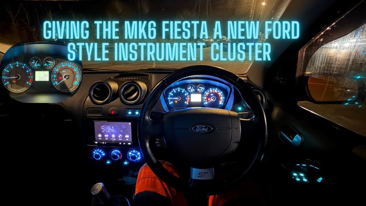 Изменение цвета светодиодной подсветки приборной панели MK6 Fiesta ST150