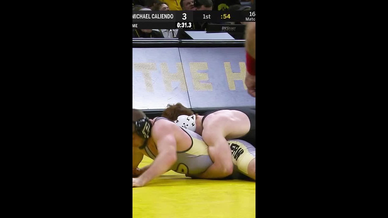 Top Takedowns from Stoney BUELL vs. Michael CALIENDO | Big Ten Wrestling