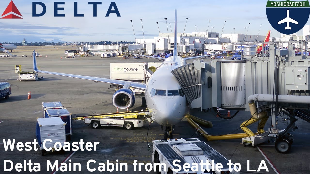West Coaster - Delta Main Cabin from Seattle to LA (DL618, SEA-LAX)